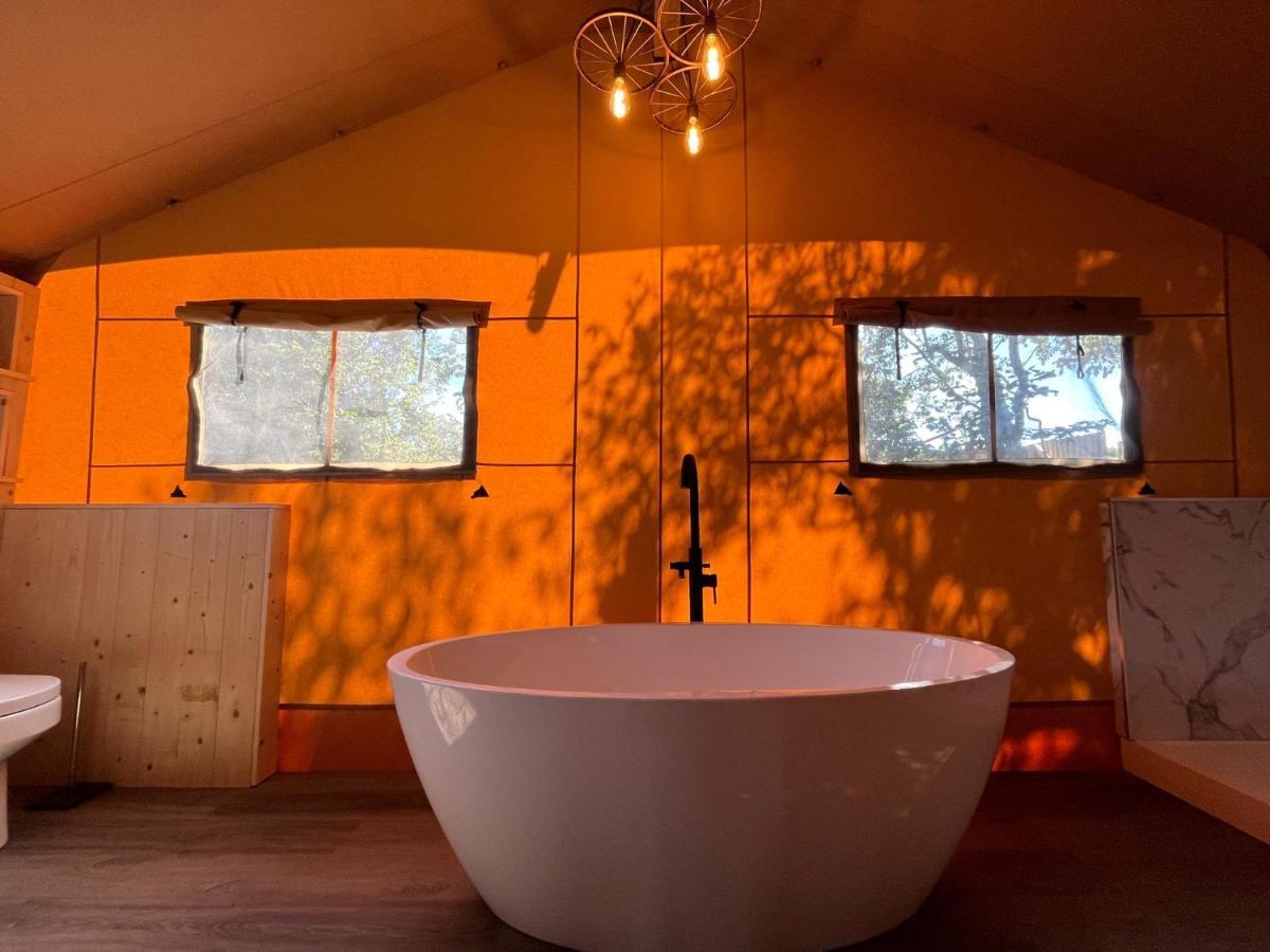 Aladdin Safari Tent Tenby Eksteriør bilde